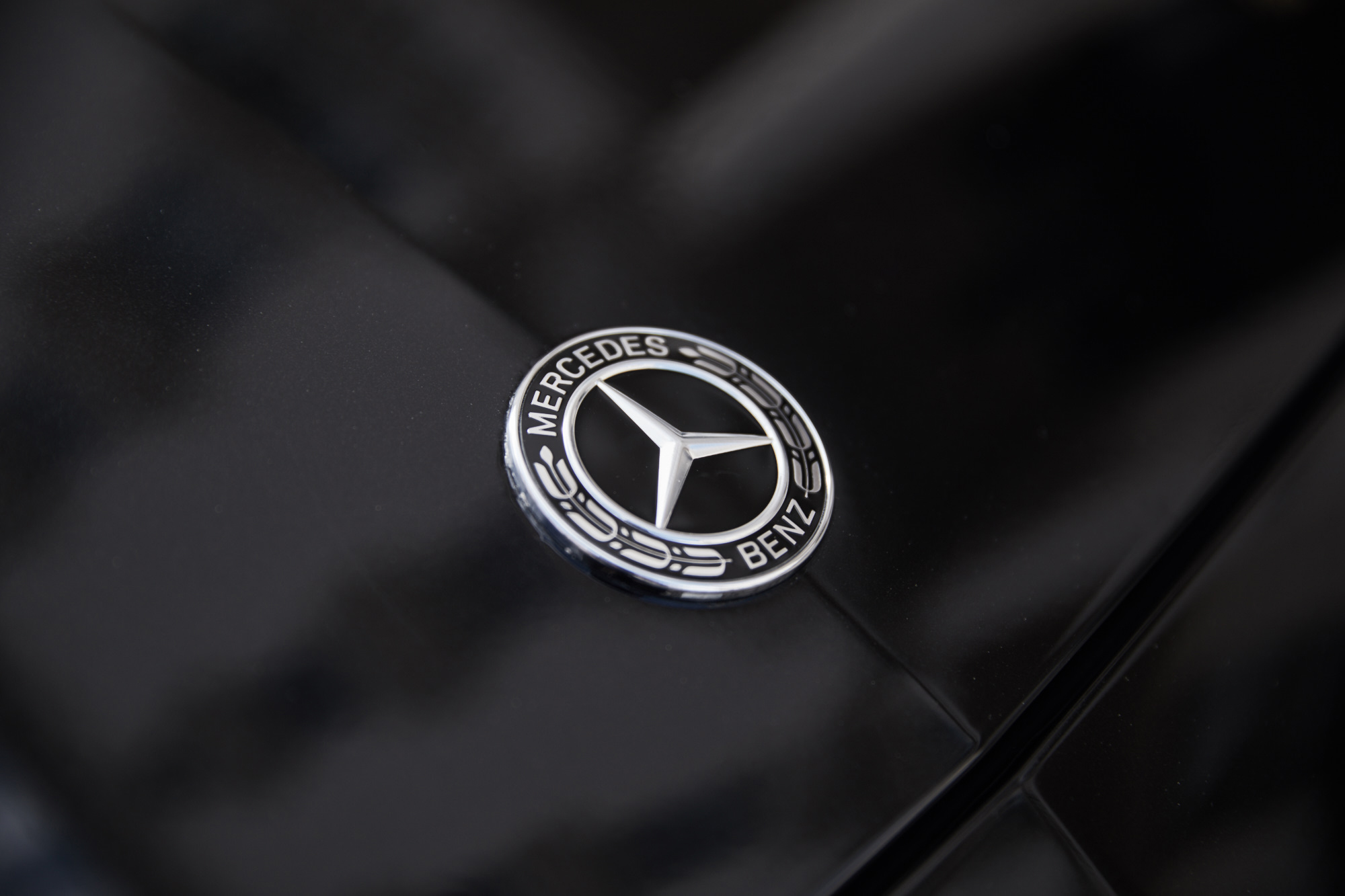 Mercedes Benz Car and Logo